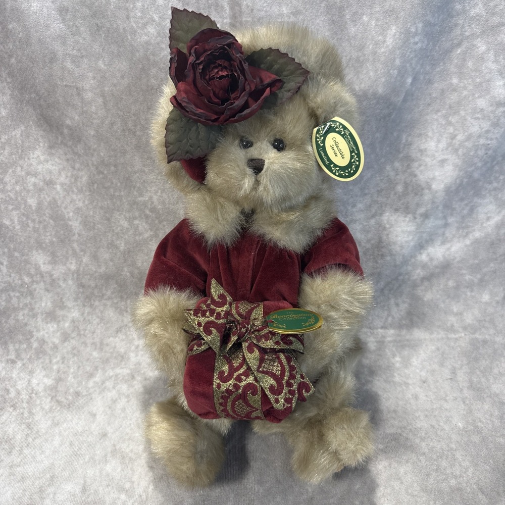 The Bearington Collection Virginia 1072 Teddy Bear Limited Edition NWT 14"